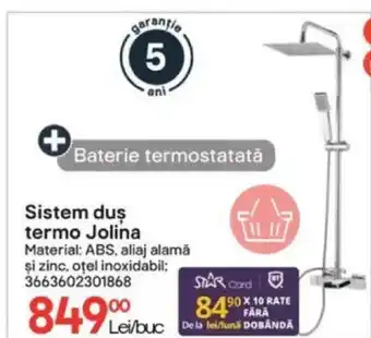 Brico Depôt Sistem duş termo Jolina Ofertă