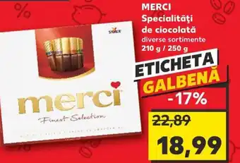 Kaufland MERCI Specialităţi de ciocolată Ofertă