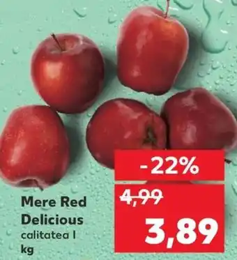 Kaufland Mere Red Delicious Ofertă