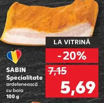 Kaufland SABIN Specialitate Ofertă