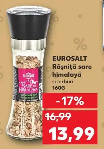 Kaufland EUROSALT Râşniţă sare himalaya Ofertă