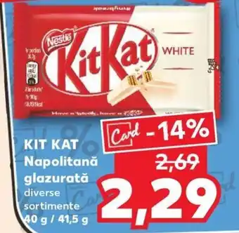 Kaufland KIT KAT Napolitană glazurată Ofertă