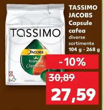 Kaufland TASSIMO JACOBS Capsule cafea diverse sortimente 104g-268g Ofertă