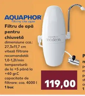 Kaufland Filtru de apă pentru chiuvetă Ofertă