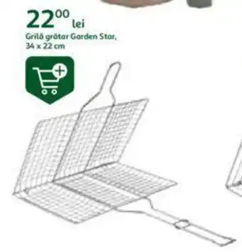 Auchan Grilă grătar Garden Star, 34 x 22 cm Ofertă
