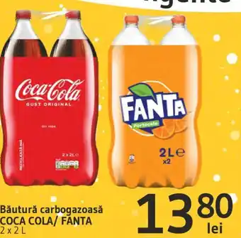 Supeco Băutură carbogazoasă COCA COLA/FANTA 2 x2L Ofertă