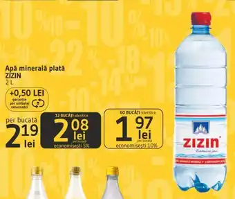 Supeco Apă minerală plată ZIZIN 2L Ofertă