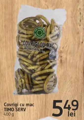 Supeco Covrigi cu mac TIMO SERV 400 g Ofertă