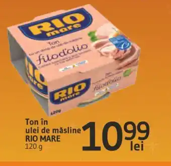 Supeco Ton în ulei de măsline RIO MARE 120 g Ofertă