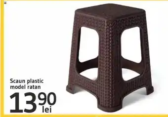 Supeco Scaun plastic model ratan Ofertă