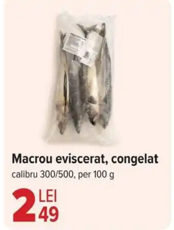 Carrefour Macrou eviscerat, congelat Ofertă