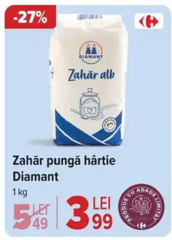 Carrefour Zahăr pungă hârtie Diamant Ofertă