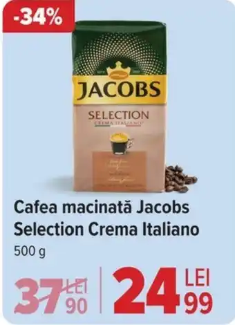 Carrefour Cafea macinată Jacobs Selection Crema Italiano Ofertă