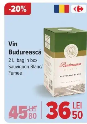 Carrefour Vin Budurească 2L Ofertă