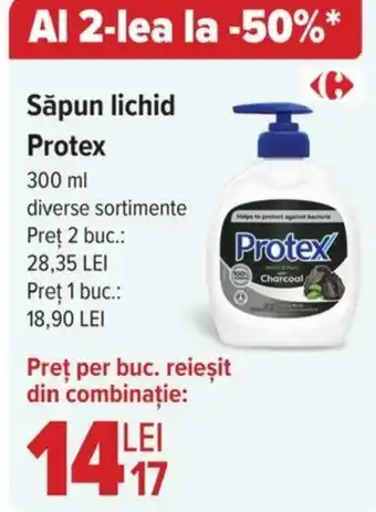 Carrefour Săpun lichid Protex Ofertă