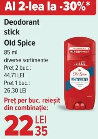 Carrefour Deodorant stick Old Spice Ofertă