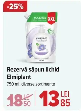 Carrefour Rezervă săpun lichid Elmiplant Ofertă