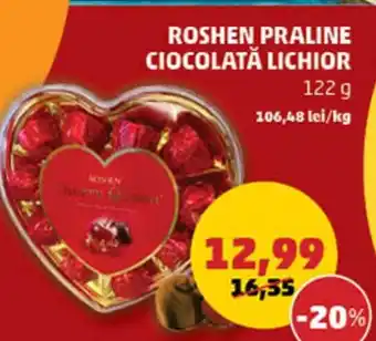 Penny ROSHEN PRALINE CIOCOLATĂ LICHIOR Ofertă