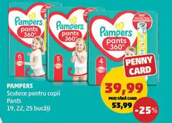 Penny PAMPERS Scutece pentru copii Pants Ofertă