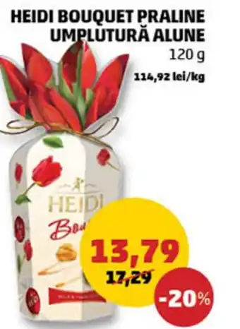 Penny HEIDI BOUQUET PRALINE UMPLUTURĂ ALUNE Ofertă