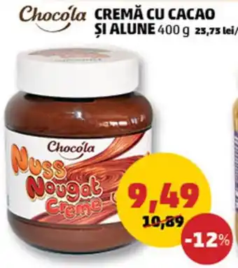 Penny CREMĂ CU CACAO ȘI ALUNE Ofertă