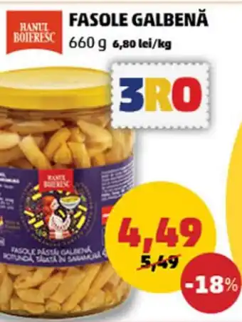 Penny FASOLE GALBENĂ Ofertă