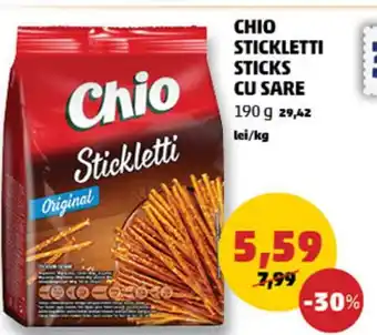 Penny CHIO STICKLETTI STICKS CU SARE Ofertă