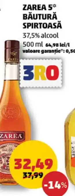 ZAREA 5* BĂUTURĂ SPIRTOASĂ 500 ml