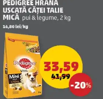 Penny PEDIGREE HRANĂ USCATĂ CĂŢEI TALIE MICĂ Ofertă