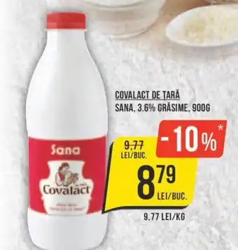 Mega Image COVALACT DE TARĂ SANA, 3.6% GRASIME, 900G Ofertă