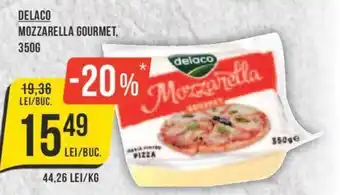 Mega Image DELACO MOZZARELLA GOURMET, 350G Ofertă