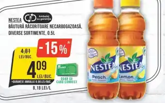 Mega Image NESTEA BĂUTURĂ RĂCORITOARE NECARBOGAZOASĂ, DIVERSE SORTIMENTE, 0.5L Ofertă