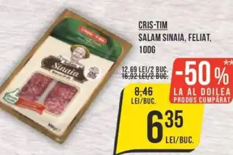 Mega Image CRIS-TIM SALAM SINAIA, FELIAT, 100G Ofertă