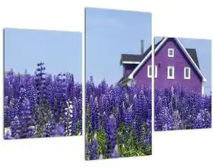 Favi Tablou cu câmp de lavanda (90x60 cm) Ofertă