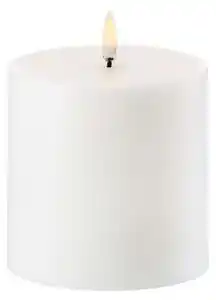 Favi Uyuni Lighting - Pillar Candle LED Nordic White 10,1 x 10 cm Uyuni Lighting Ofertă