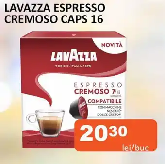 Unicarm LAVAZZA ESPRESSO CREMOSO CAPS 16 Ofertă