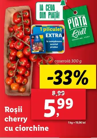 Lidl Roşii cherry cu ciorchine Ofertă