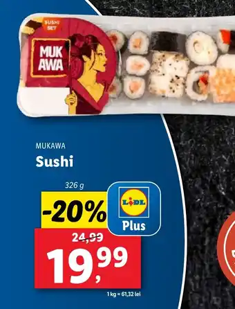 Lidl MUKAWA Sushi Ofertă