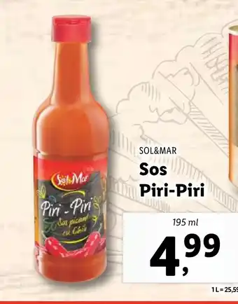 Lidl SOL&MAR Sos Piri-Piri Ofertă