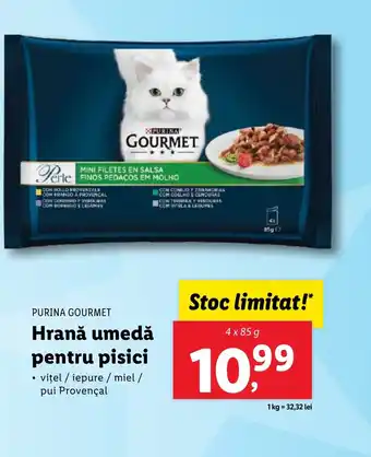 Lidl PURINA GOURMET Hrană umedă pentru pisici Ofertă