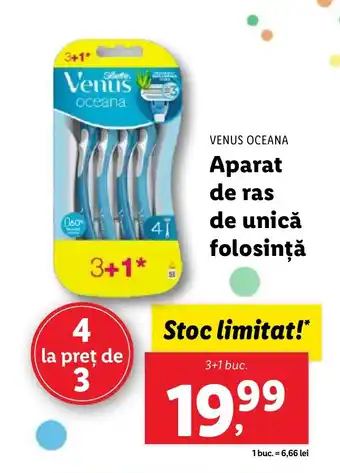 Lidl VENUS OCEANA Aparat de ras de unică folosinţă Ofertă