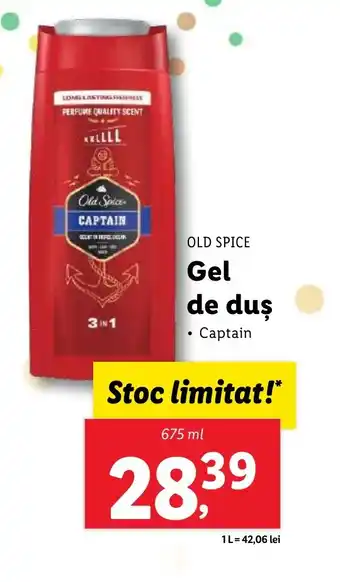 Lidl OLD SPICE Gel de duş Ofertă