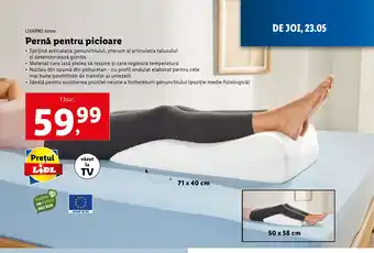 Lidl Pernă pentru picioare Ofertă