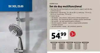 Lidl Set de duş multifuncțional Ofertă