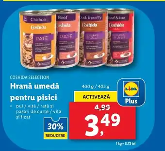 Lidl Hrană umedă pentru pisici Ofertă