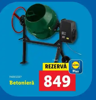 Lidl Betonieră Ofertă