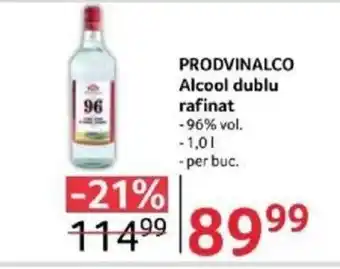Selgros PRODVINALCO Alcool dublu rafinat Ofertă