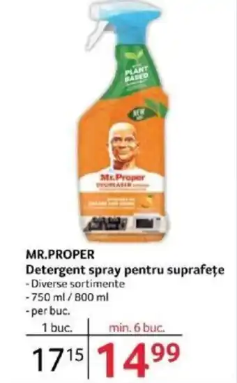 Selgros MR.PROPER Detergent spray pentru suprafețe Ofertă