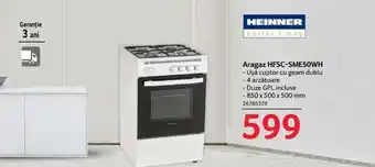 Selgros Aragaz HFSC-SME50WH Ofertă