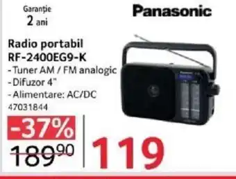 Selgros Radio portabil RF-2400EG9-K Ofertă